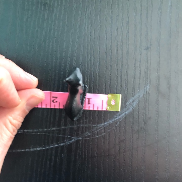 black metal cat Egyptian God Protection Home Bastet Miniature Statue Egypt - Picture 10 of 11